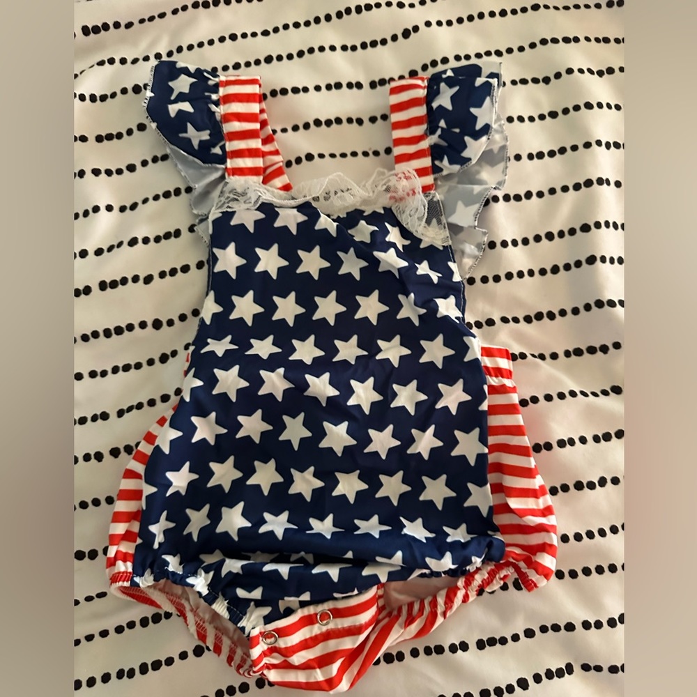 4th of July Romper